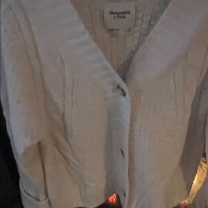 Abercrombie & Fitch Ivory Knit Sweater